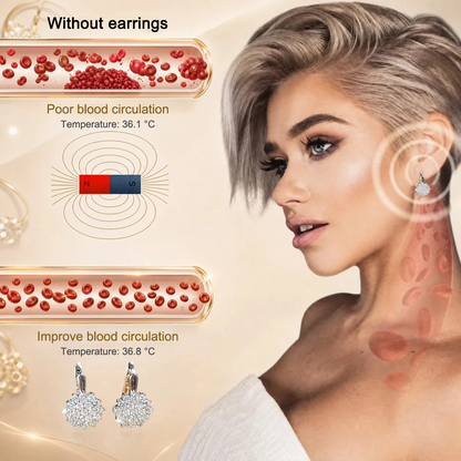 [Special Offer - Save 80% Today 🔥] ✨ Germanium & Magnesium Earrings – Lymphatic Support & Magnetic Therapy