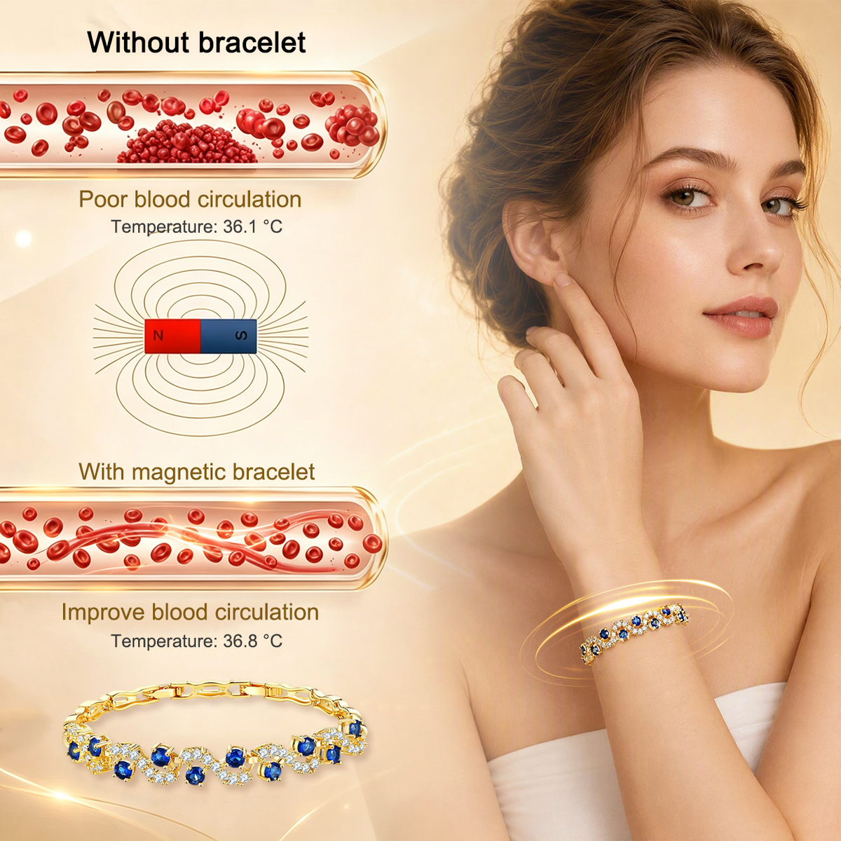 Germanium Lymphvity Detox Bracelet — Limited-Time Discount 🔥 Last Day