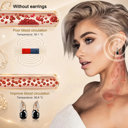 [Special Offer - Save 80% Today 🔥] ✨ Germanium & Magnesium Earrings – Lymphatic Support & Magnetic Therapy