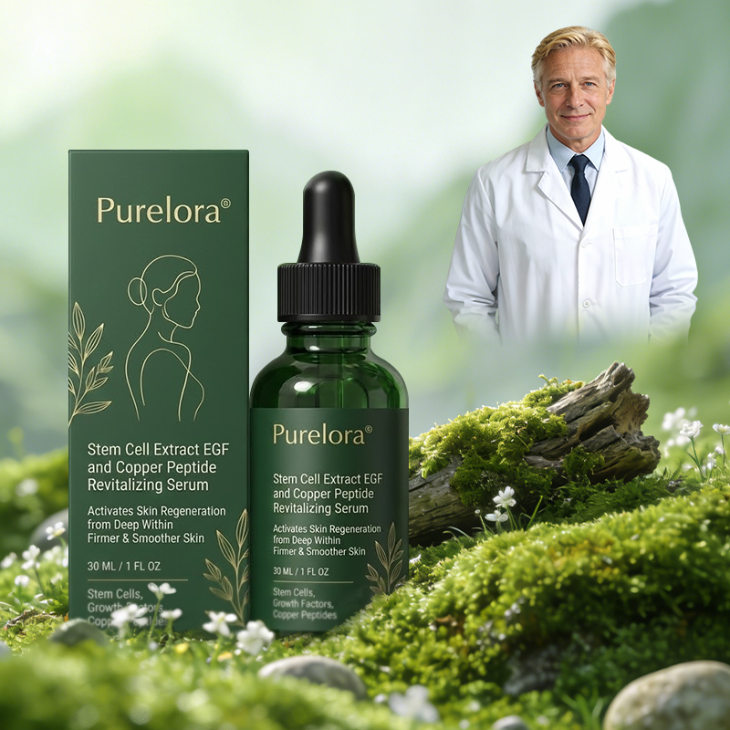 ⚡️Change from the inside out | Purelora® Stem Cell–Derived EGF & Copper Peptide Activating Serum  (Deeply activates skin renewal from within for firmer, smoother-looking skin)