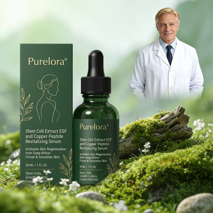 ⚡️Change from the inside out | Purelora® Stem Cell–Derived EGF & Copper Peptide Activating Serum  (Deeply activates skin renewal from within for firmer, smoother-looking skin)