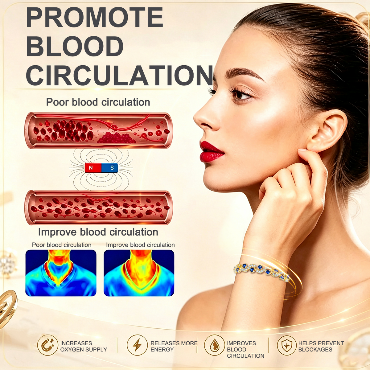 Germanium Lymphvity Detox Bracelet — Limited-Time Discount 🔥 Last Day