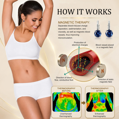 [Special Offer - Save 80% Today 🔥] ✨ Germanium & Magnesium Earrings – Lymphatic Support & Magnetic Therapy