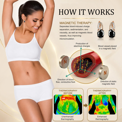 [Special Offer - Save 80% Today 🔥] ✨ Germanium & Magnesium Earrings – Lymphatic Support & Magnetic Therapy