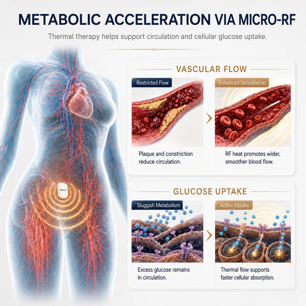 Mresio® ✨ Micro-RF Körperkonturierung & Lymphdrainage Gerät