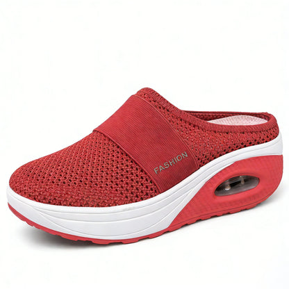 💖 LETZTER TAG SALE – 80 % RABATT✨ 💖BQODQO® Luftpolster Slip-on Walking Schuhe mit Fußgewölbeunterstützung, für Damen
