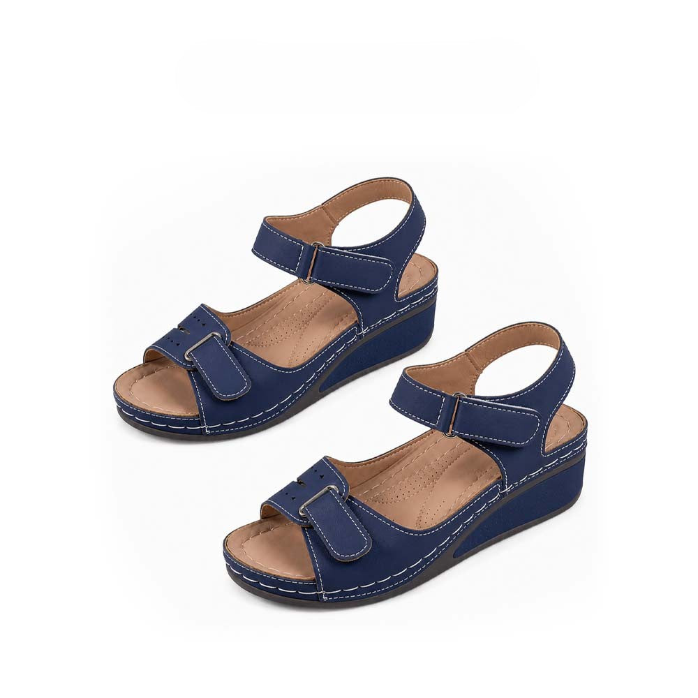 🏆 2026 Best Seller – Women's Soft Leather Arch Support Sandals with Adjustable Fit ☁️