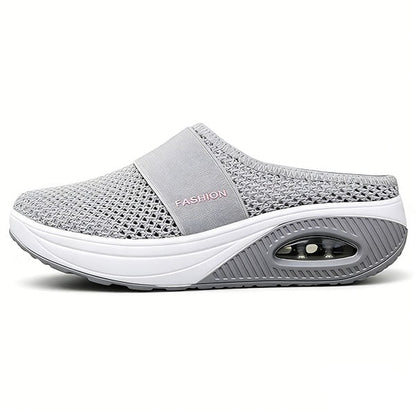 💖 LETZTER TAG SALE – 80 % RABATT✨ 💖BQODQO® Luftpolster Slip-on Walking Schuhe mit Fußgewölbeunterstützung, für Damen