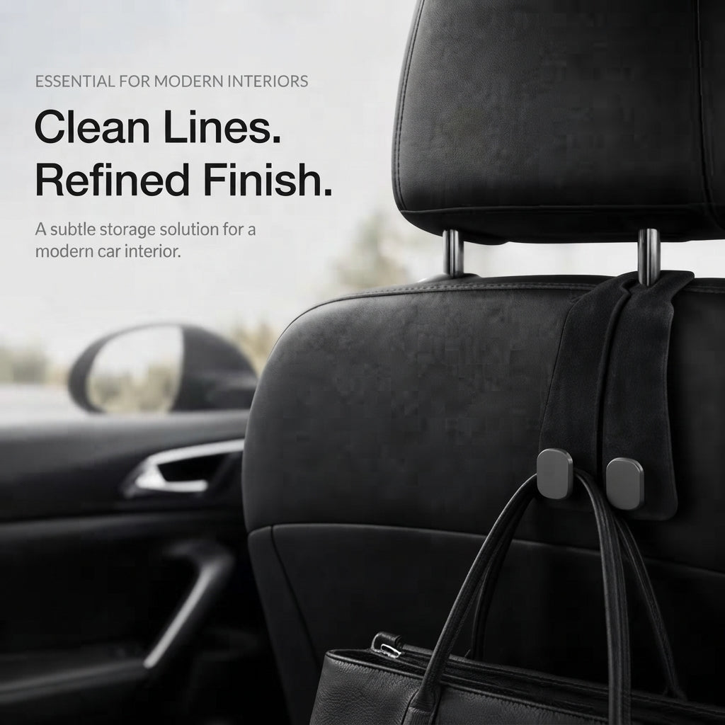 🚗✨Today Only: 80% OFF 💰 | Luxury Double Car Headrest Hooks – More Storage & Style!