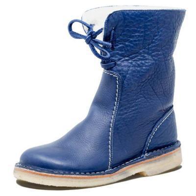 🔥Last Day 50% OFF - Waterproof Wool Lined Leather Orthopaedic Snow Boots