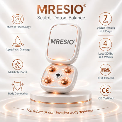 Mresio® ✨ Micro-RF Körperkonturierung & Lymphdrainage Gerät