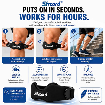 ⏳Limited-time 58% off⏰Breathable Shock-Absorbing Patella Brace💥🦵