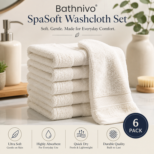 Bathnivo® SpaSoft Washcloth Set
