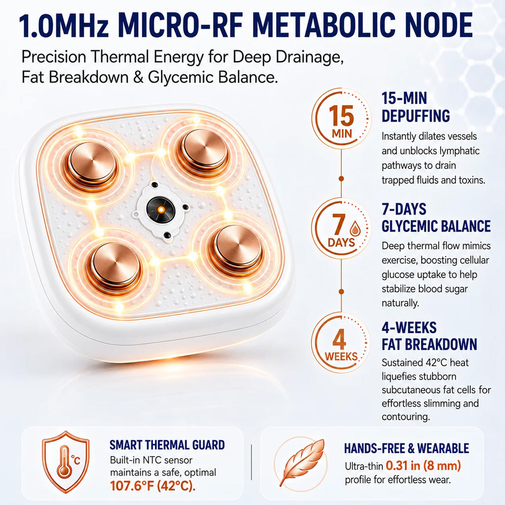 Mresio® ✨ Micro-RF Körperkonturierung & Lymphdrainage Gerät