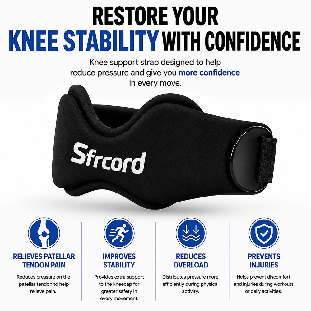 ⏳Limited-time 58% off⏰Breathable Shock-Absorbing Patella Brace💥🦵