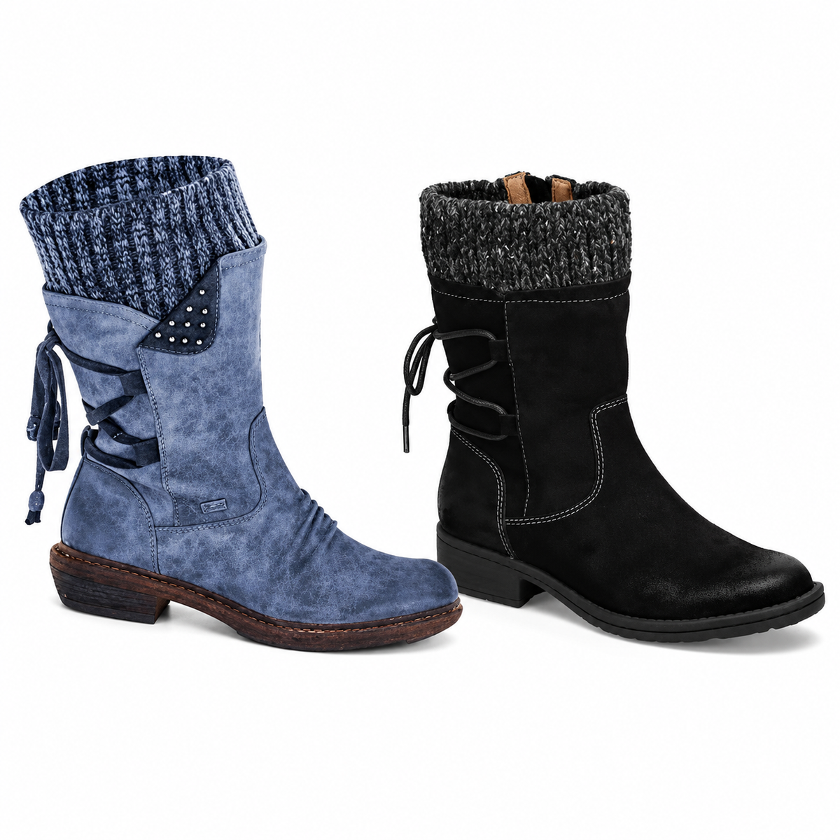 🔥𝑳𝑨𝑺𝑻 𝑫𝑨𝒀 𝑺𝑨𝑳𝑬-𝟖𝟎% 𝑶𝑭𝑭✨Women's Winter Low Barrel Orthotic Bow Support Wool Warm Boots