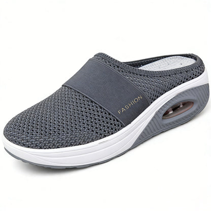 💖 LETZTER TAG SALE – 80 % RABATT✨ 💖BQODQO® Luftpolster Slip-on Walking Schuhe mit Fußgewölbeunterstützung, für Damen