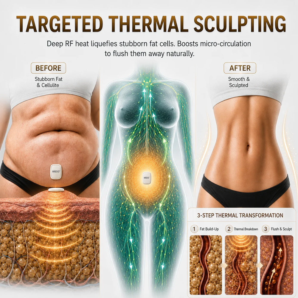 Mresio® ✨ Micro-RF Körperkonturierung & Lymphdrainage Gerät