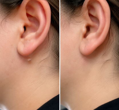 🏥 Curalona® 2-in-1 Microneedle & Hydrocolloid Patches 🍀 | Targets Skin Tags, Flat Warts & Raised Bumps | Invisible Face & Body Patches | No Clinic Visit Needed