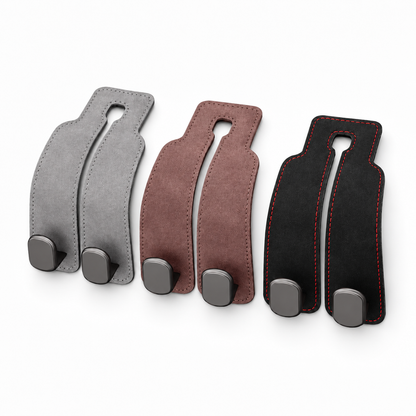 🚗✨Today Only: 80% OFF 💰 | Luxury Double Car Headrest Hooks – More Storage & Style!