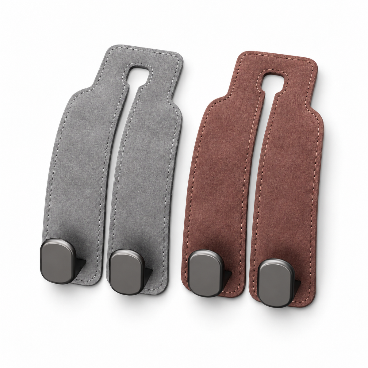 🚗✨Today Only: 80% OFF 💰 | Luxury Double Car Headrest Hooks – More Storage & Style!