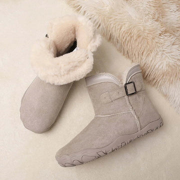 🔥𝑳𝑨𝑺𝑻 𝑫𝑨𝒀 𝑺𝑨𝑳𝑬-𝟖𝟎% 𝑶𝑭𝑭🔥Women's Winter Low Barrel Orthotic Bow Support Wool Warm Boots