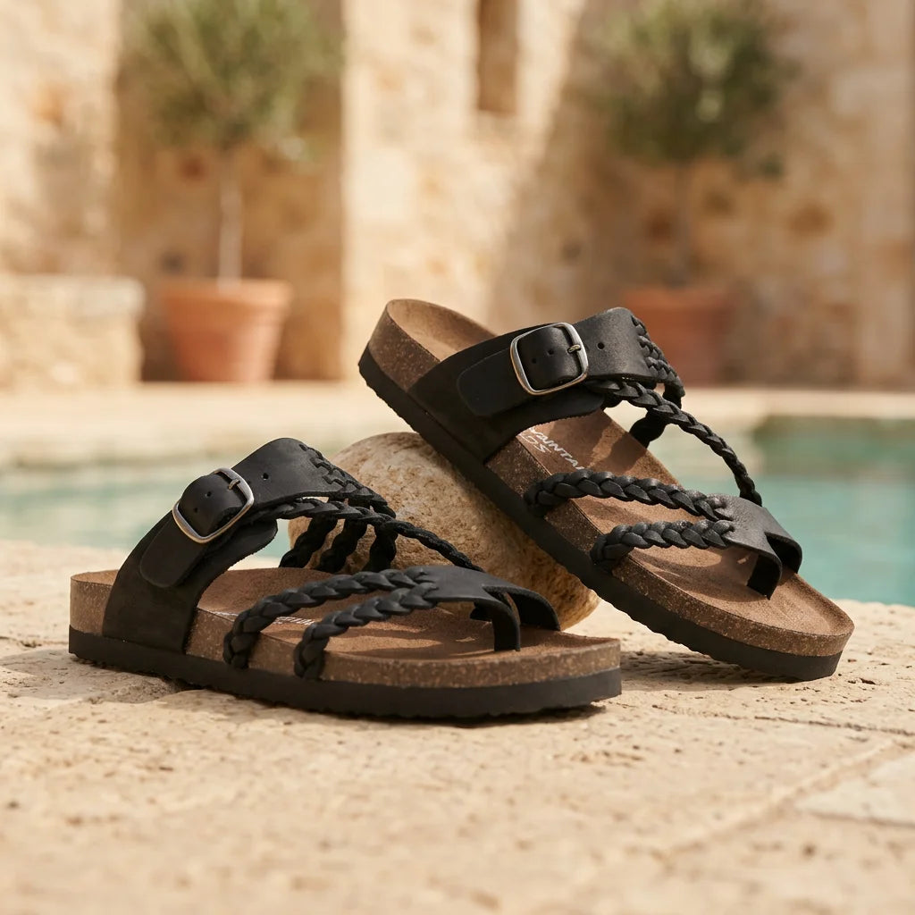 ⚡𝐋𝐀𝐒𝐓 𝐃𝐀𝐘: 𝟖𝟎% 𝐎𝐅𝐅: Orthopaedic Strappy Sandals