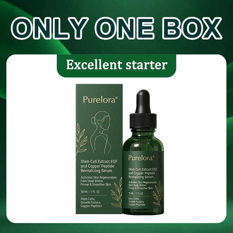 ⚡️Change from the inside out | Purelora® Stem Cell–Derived EGF & Copper Peptide Activating Serum  (Deeply activates skin renewal from within for firmer, smoother-looking skin)