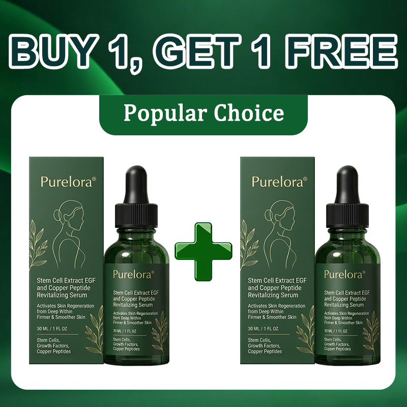 ⚡️Change from the inside out | Purelora® Stem Cell–Derived EGF & Copper Peptide Activating Serum  (Deeply activates skin renewal from within for firmer, smoother-looking skin)