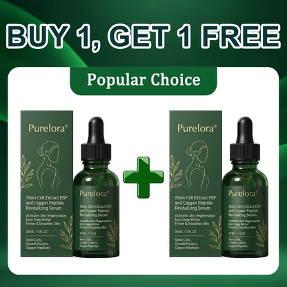 ⚡️Change from the inside out | Purelora® Stem Cell–Derived EGF & Copper Peptide Activating Serum  (Deeply activates skin renewal from within for firmer, smoother-looking skin)