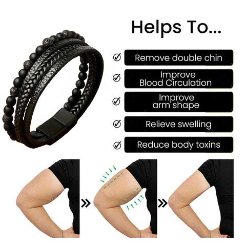 Purelora® Germanium Lymphatic Support Bracelet | Magnetic Wellness Bracelet for Swelling, Circulation & Everyday Balance