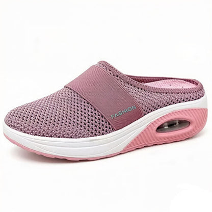 💖 LETZTER TAG SALE – 80 % RABATT✨ 💖BQODQO® Luftpolster Slip-on Walking Schuhe mit Fußgewölbeunterstützung, für Damen