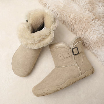 🔥𝑳𝑨𝑺𝑻 𝑫𝑨𝒀 𝑺𝑨𝑳𝑬-𝟖𝟎% 𝑶𝑭𝑭🔥Women's Winter Low Barrel Orthotic Bow Support Wool Warm Boots