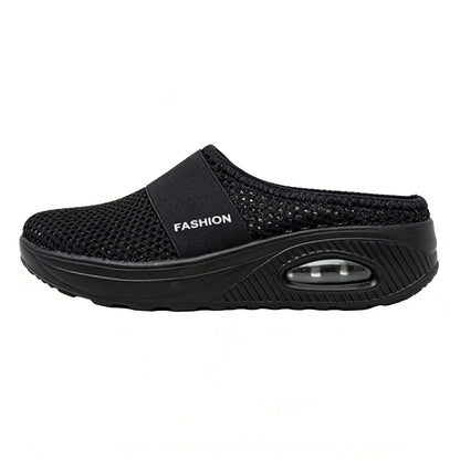 💖 LETZTER TAG SALE – 80 % RABATT✨ 💖BQODQO® Luftpolster Slip-on Walking Schuhe mit Fußgewölbeunterstützung, für Damen