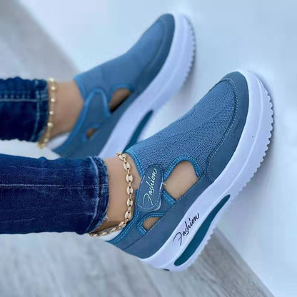 Women's Slip On Sneakers Casual Loafers Comfort Soft Walking Shoes