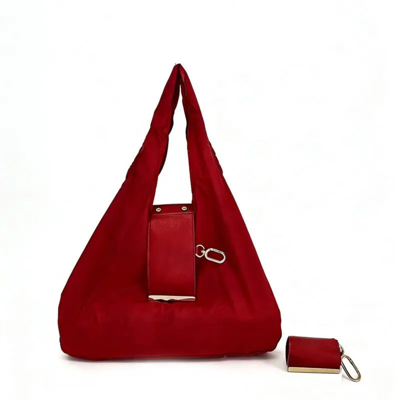 🛒Last Day 70% off! -Foldable Keychain Tote Bag – Pocket-Size Reusable Shopping Bag
