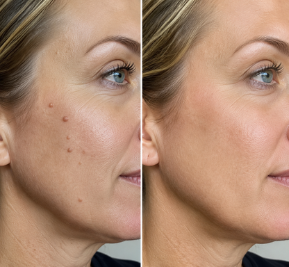 🏥 Curalona® 2-in-1 Microneedle & Hydrocolloid Patches 🍀 | Targets Skin Tags, Flat Warts & Raised Bumps | Invisible Face & Body Patches | No Clinic Visit Needed