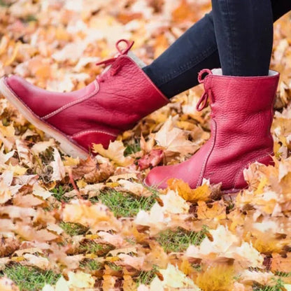 🔥Last Day 50% OFF - Waterproof Wool Lined Leather Orthopaedic Snow Boots