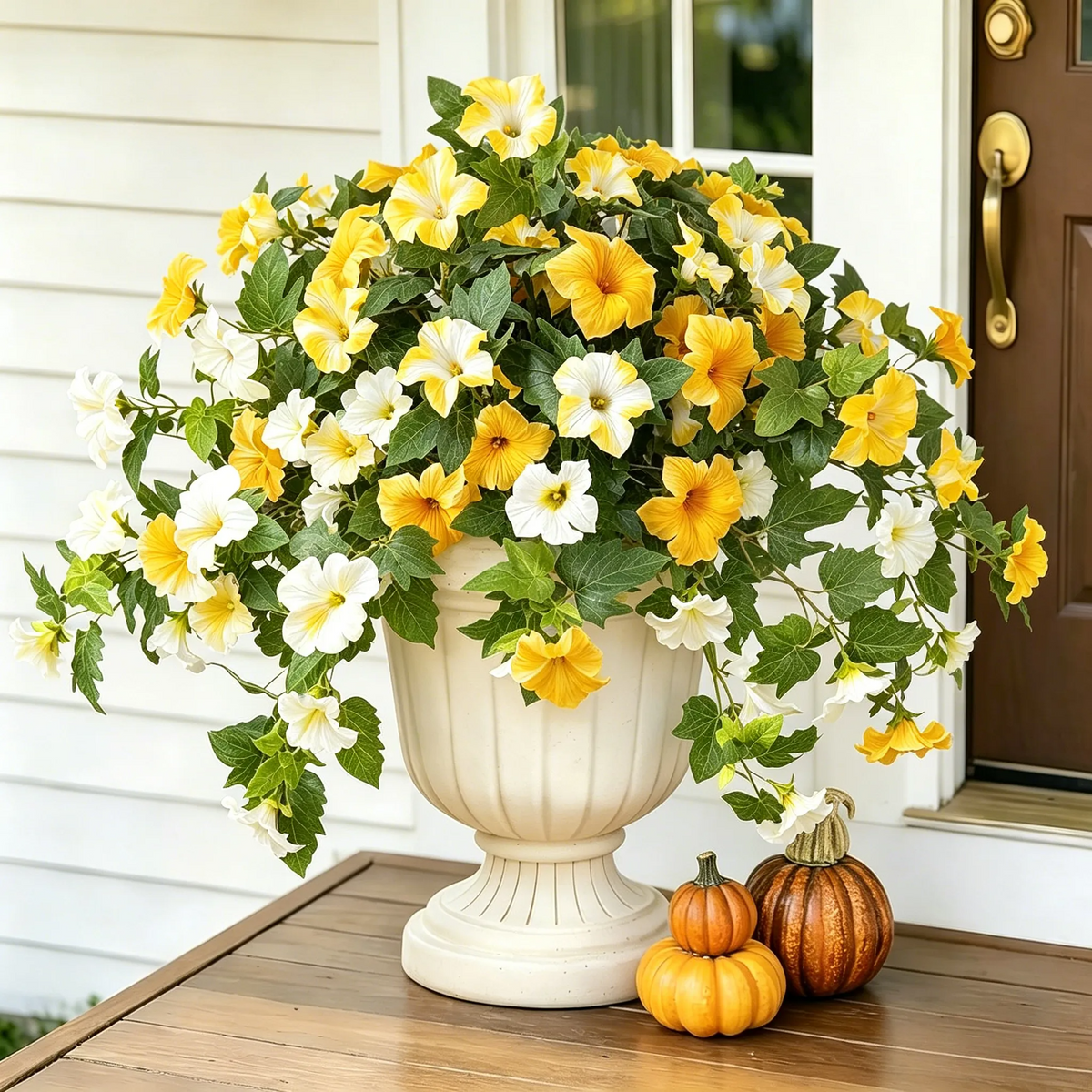 Last Day 49% OFF🔥 Fade-Proof, UV-Resistant Artificial Petunias – Vibrant, Colorfast Outdoor Flowers for Patio & Garden